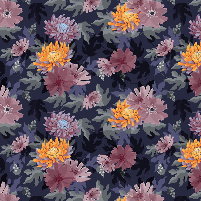 FLORAL AUTUMN pat. 4 - softshell