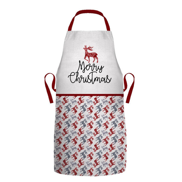 CHRISTMAS APRON - REINDEERS (NORDIC CHRISTMAS)