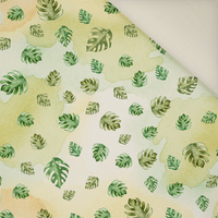 MINI MONSTERA / WATERCOLOR WONDERS - Potahový velur