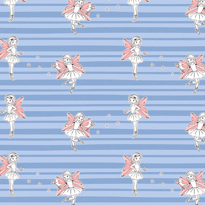 FAIRIES / blue - looped knit