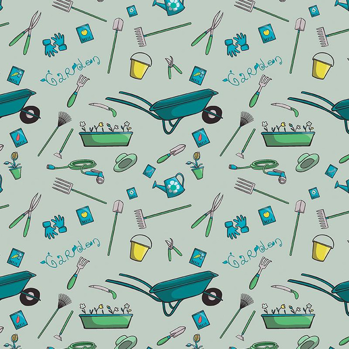 GARDENER PAT. 3 (HOBBIES AND JOBS) - Viscose jersey