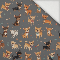 CHIHUAHUA DOGS - Woven Fabric for tablecloths