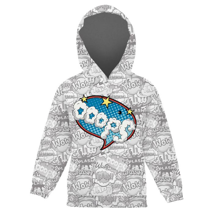 KID'S HOODIE (ALEX) - COMIC BOOK / ooops - sewing set