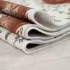 50cm SLEEPING HEDGEHOGS (SLEEPING ANIMALS) / white - looped knit fabric