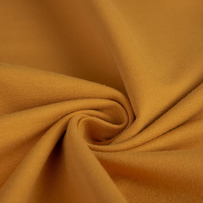 Looped knitwear with elastan - MUSTARD (D-09)