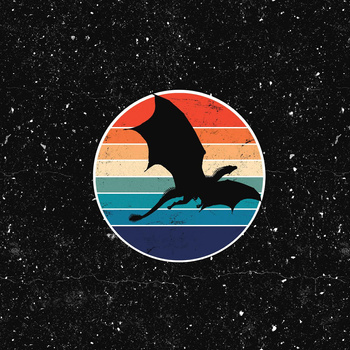 DRAGON PAT. 2 / black - panel (75cm x 80cm)