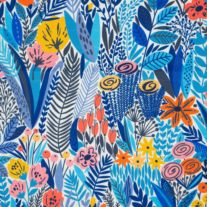 COLORFUL MEADOW - Waterproof woven fabric