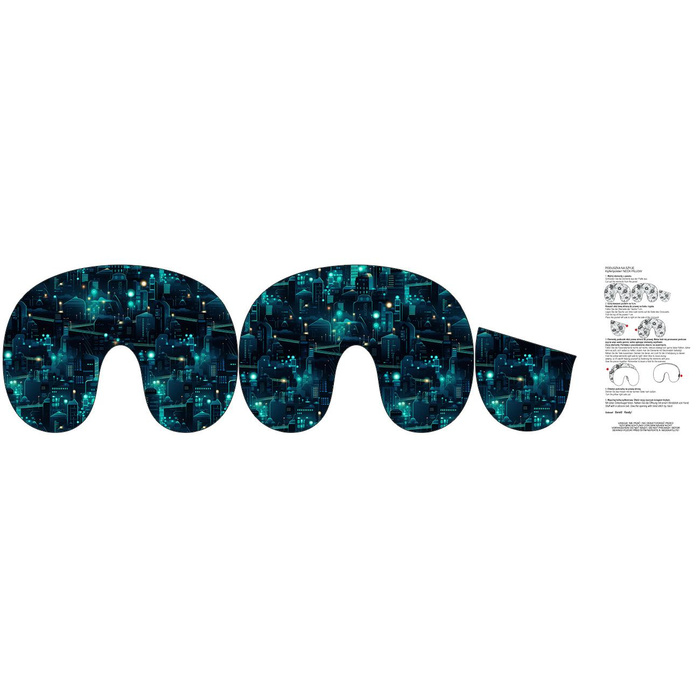 NECK PILLOW - NEON CITY WZ.4 - sewing set
