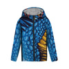 KIDS JACKET DINO (ZOE) - BLUE DRAGON - sewing set (146/152)