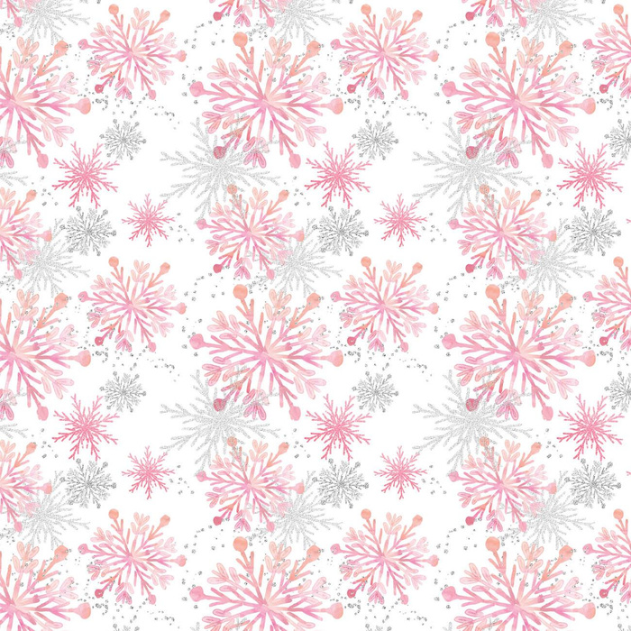 PINK SNOWFLAKES pat. 2