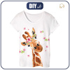 PAJAMAS-T-SHIRT "LINDA" - GIRAFFE - sewing set