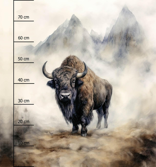 BISON - Paneel (75cm x 80cm)  Baumwoll Webware