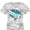 DAMEN T-SHIRT - COMICS / ooops - Single Jersey XL