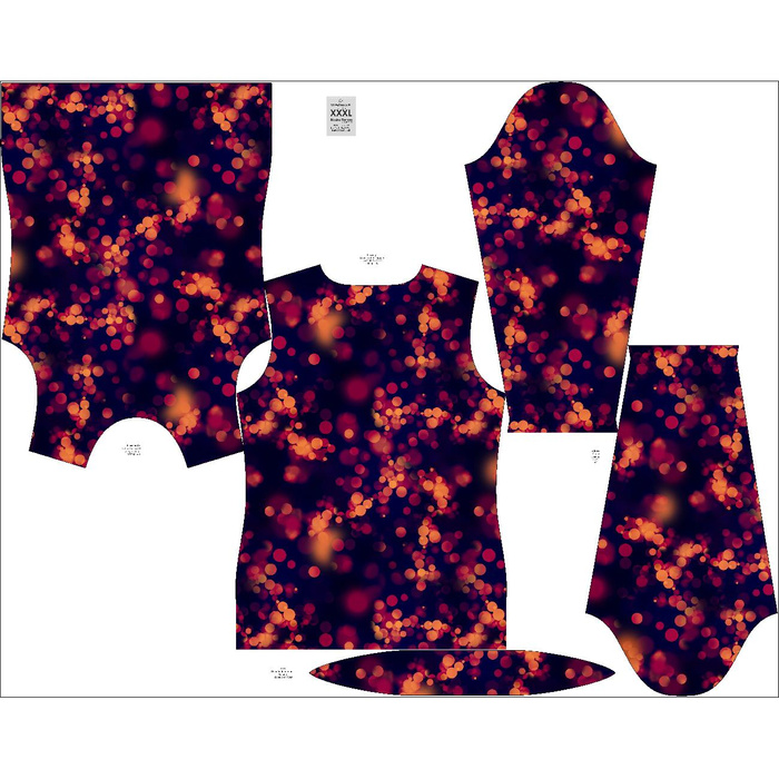 WOMEN'S THERMO BLOUSE (PATTY) - BOKEH - sewing set XXL