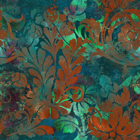FLORAL Vz. 4- Potahový velur