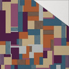 RETRO GEOMETRIC WZ. 1 - Hydrophober angerauter Wintersweat