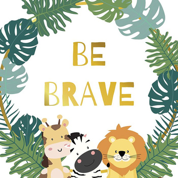BE BRAVE (WILD & FREE) - panel