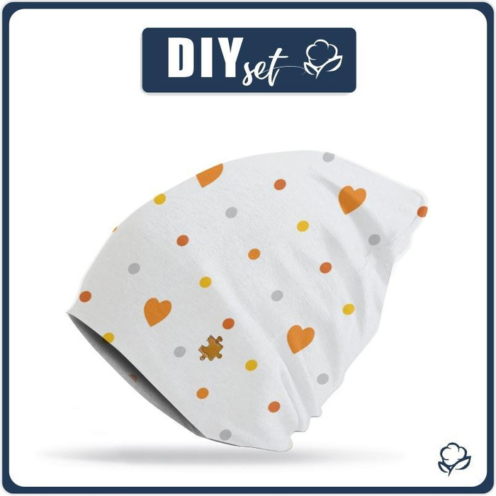 "Beanie" cap - HALLOWEEN HEARTS 54-56