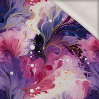 alcohol ink wz.18 - teplákovina počesaná s elastanem ITY