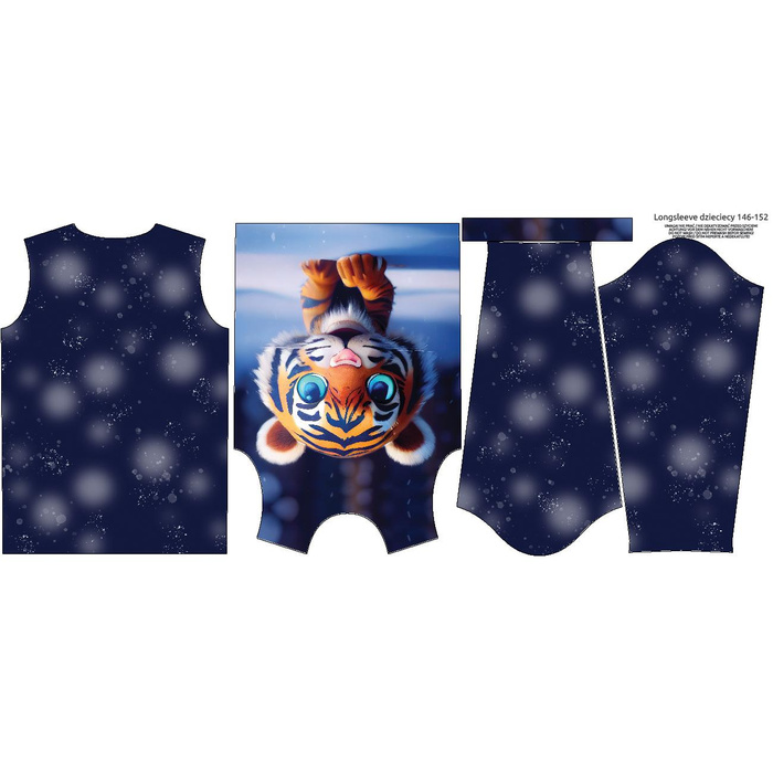 Longsleeve - ANIMATED JUNIOR TIGER - sewing set (146/152)