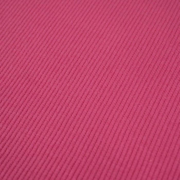 Rib Jersey fabric Unicolour - PINK (D-04) 