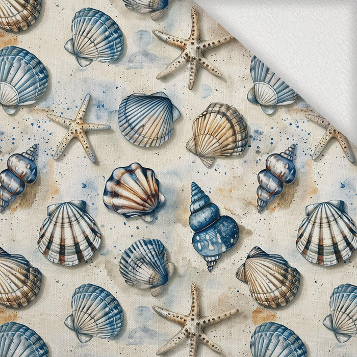 By the Sea Wz. 12 - Woven Fabric for tablecloths