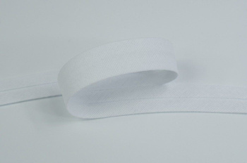 Lemovka bavlněná 15mm- bílá