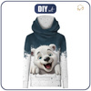 Unisex mikina s kapucí (HYDRA) - HAPPY BEAR - Sada šití XXXL