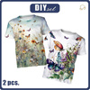 2-PACK - T-SHIRT DZIECIĘCY - MAGIC MEADOW WZ. 9 - ZESTAW DO USZYCIA (116/122)