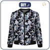 BOMBERKA DAMSKA (KAMA) - FLOWERS AND LEAVES - zestaw do uszycia XL