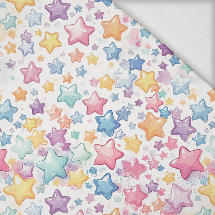 PASTEL STARS - Viscose jersey