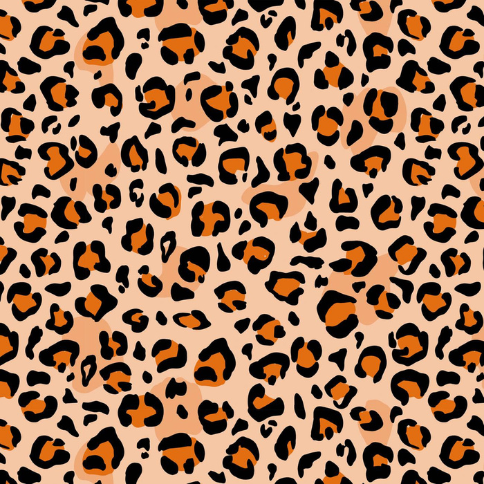 LEOPARD / SPRENKEL  - leichte Maschenware angeraut