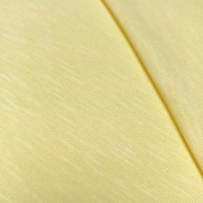 Baumwoll-Slubjersey mit Bio-Baumwolle 170g - GELB D-52