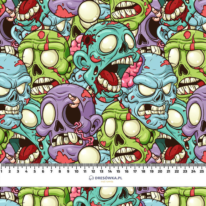 ZOMBIE - dzianina drapana z elastanem ITY