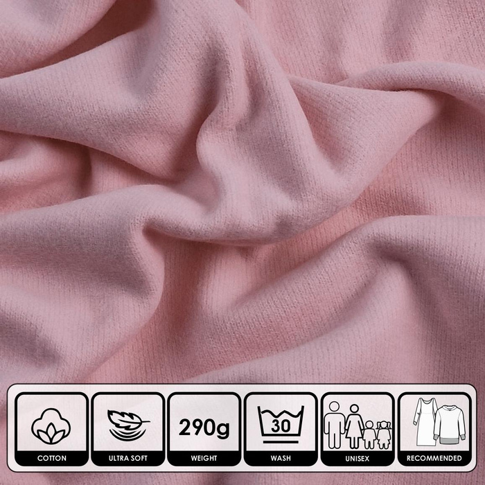 Brushed Sweater Knit  - ROSE QUARTZ 