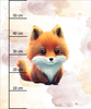 BABY FOX - PANEL (60cm x 50cm) dzianina drapana z elastanem ITY