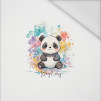 CUTE PANDA - panel (60cm x 50cm) Waterproof woven fabric