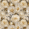 FLOWERS - Cloud Dancer WZ.4 - lycra 300g