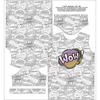 KID’S T-SHIRT - COMIC BOOK / wow (purple - red) - single jersey