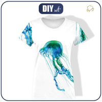 DAMEN T-SHIRT - QUALLEN - Single Jersey M