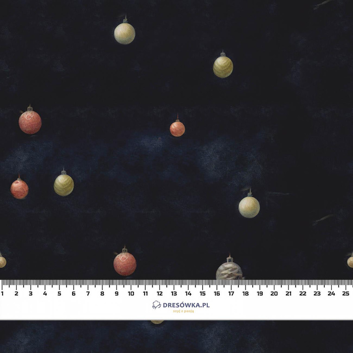 VINTAGE CHRISTMAS PAT. 5 - brushed knitwear with elastane ITY