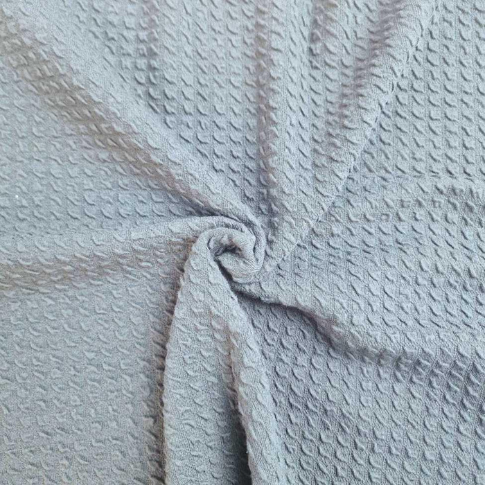 3D knitwear - cotton jacquard/ D-189 BLUE 