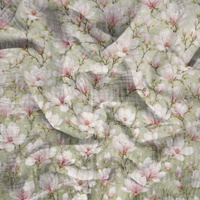PASTEL FLOWERS WZ. 28 - Mušelín bavlněný