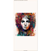 PODUSZKA 45X45 - ABSTRACT GIRL WZ. 1 - tkanina bawełniana - zestaw do uszycia
