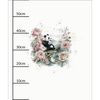 PANDA FAMILY - panel (60cm x 50cm)   Baumwoll Webware