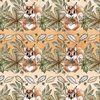 SQUIRRELS AND LEAVES pat. 2 (AUTUMN IN THE FOREST) - single jersey with elastane 