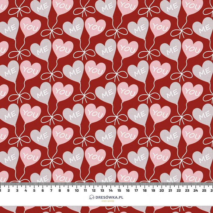 HEARTS (BALLOONS) / red (VALENTINE'S HEARTS) - Panama 220g