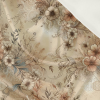PASTEL FLOWERS WZ. 25 - Satin