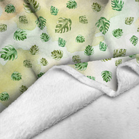 MINI MONSTERA / WATERCOLOR WONDERS - Minky plush