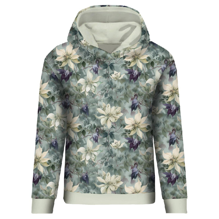 PASTEL FLOWERS WZ.4 - Hydrophobic brushed knit